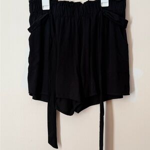 Shinestar High Waist Black Women's Shorts